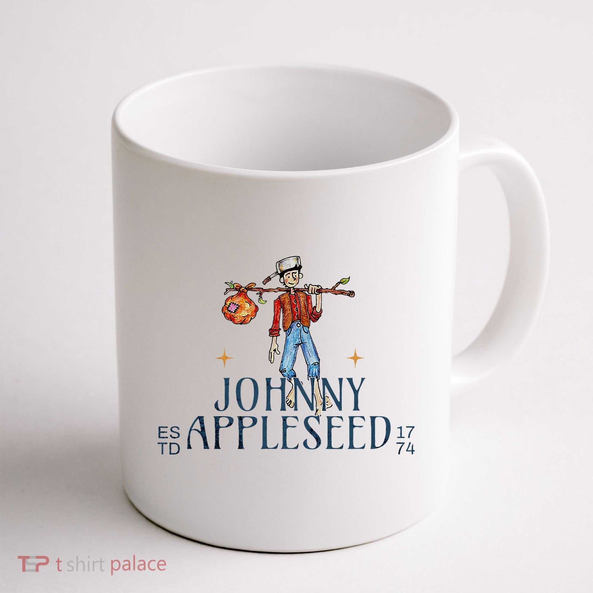 Johnny Appleseed Apple Day Sept 26 Orchard Nursery Coffee Mug