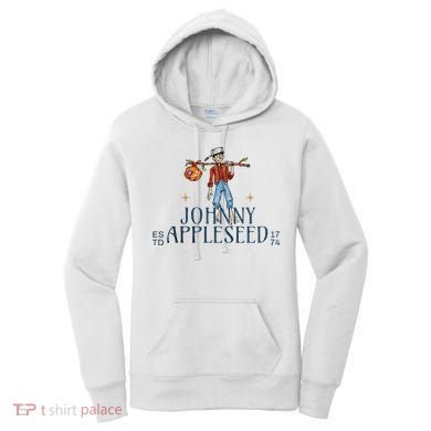 Johnny Appleseed Apple Day Sept 26 Orchard Nursery Women's Hoodie