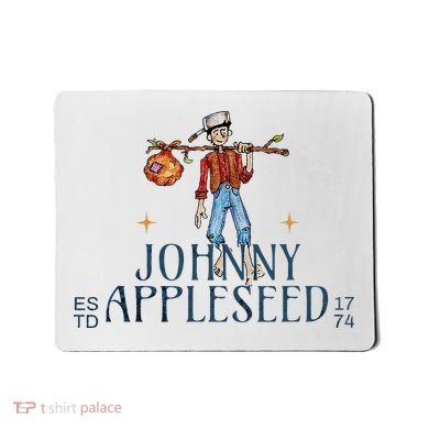 Johnny Appleseed Apple Day Sept 26 Orchard Nursery Mousepad
