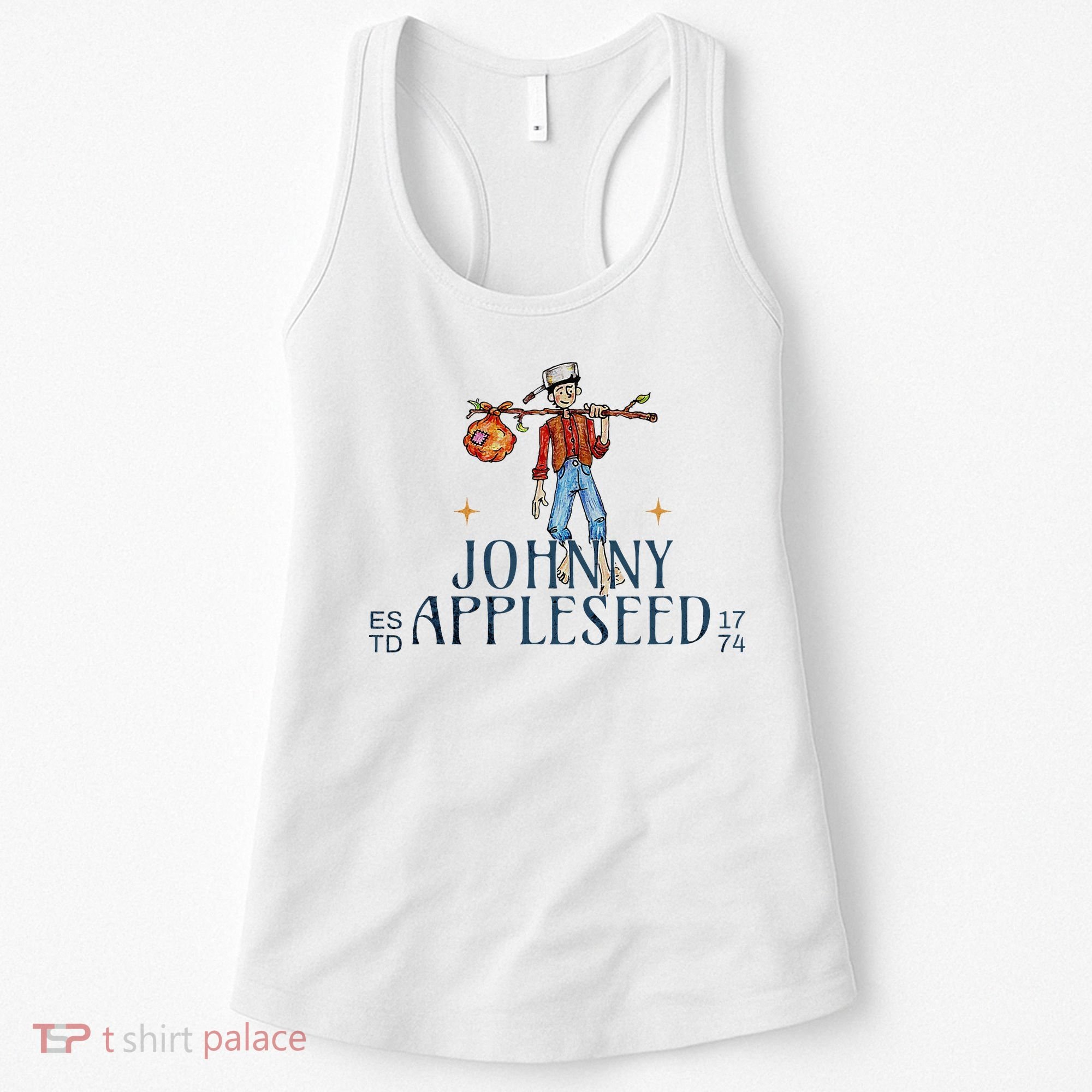 Johnny Appleseed Apple Day Sept 26 Orchard Nursery Women's Tank Top