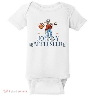 Johnny Appleseed Apple Day Sept 26 Orchard Nursery Baby Bodysuit