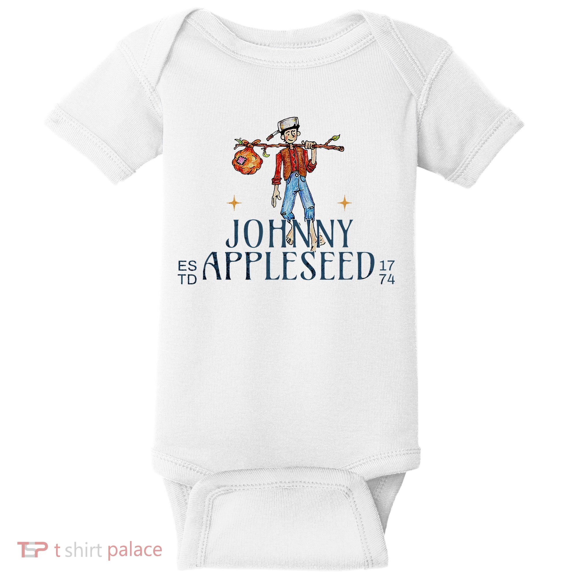 Johnny Appleseed Apple Day Sept 26 Orchard Nursery Baby Bodysuit