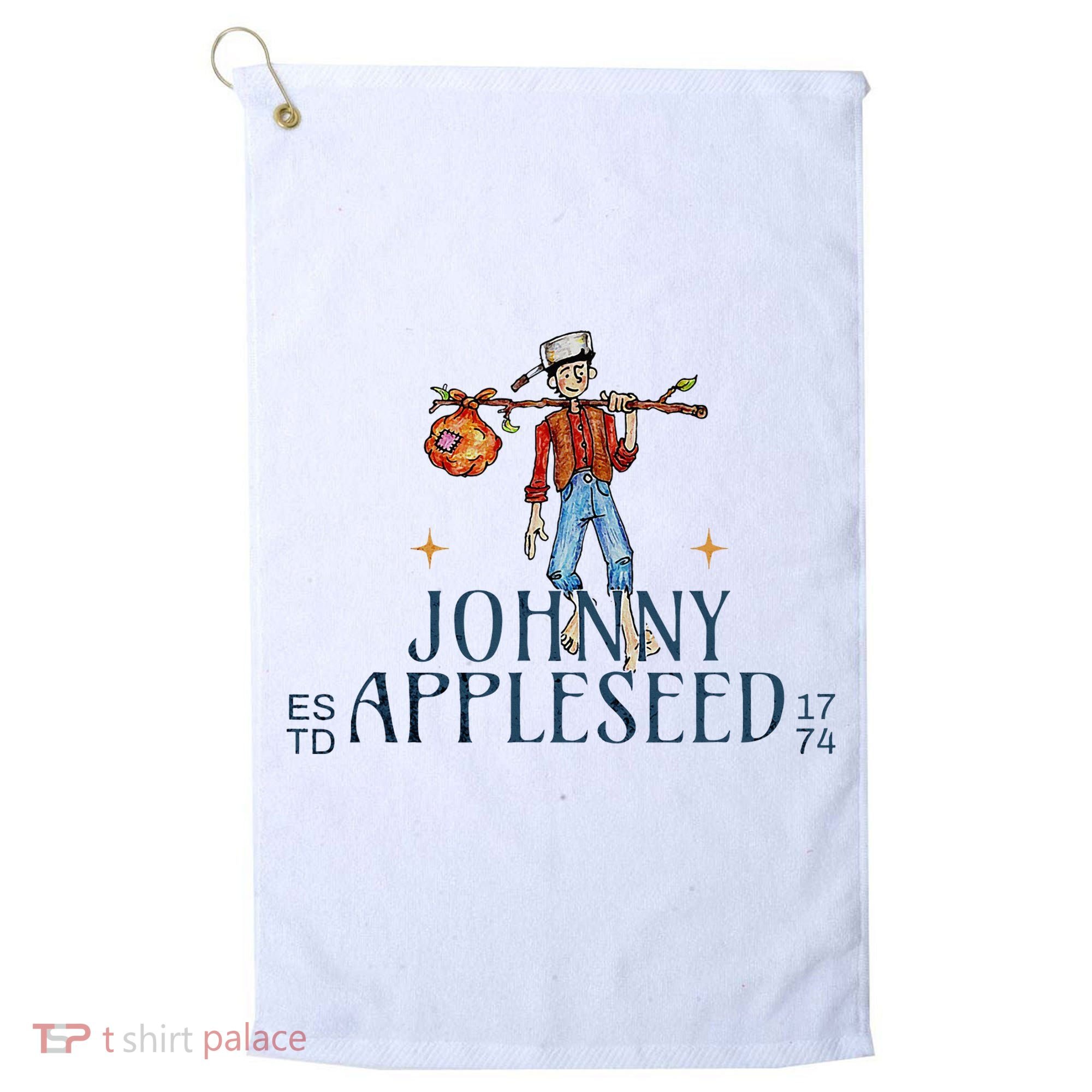 Johnny Appleseed Apple Day Sept 26 Orchard Nursery Golf Towel
