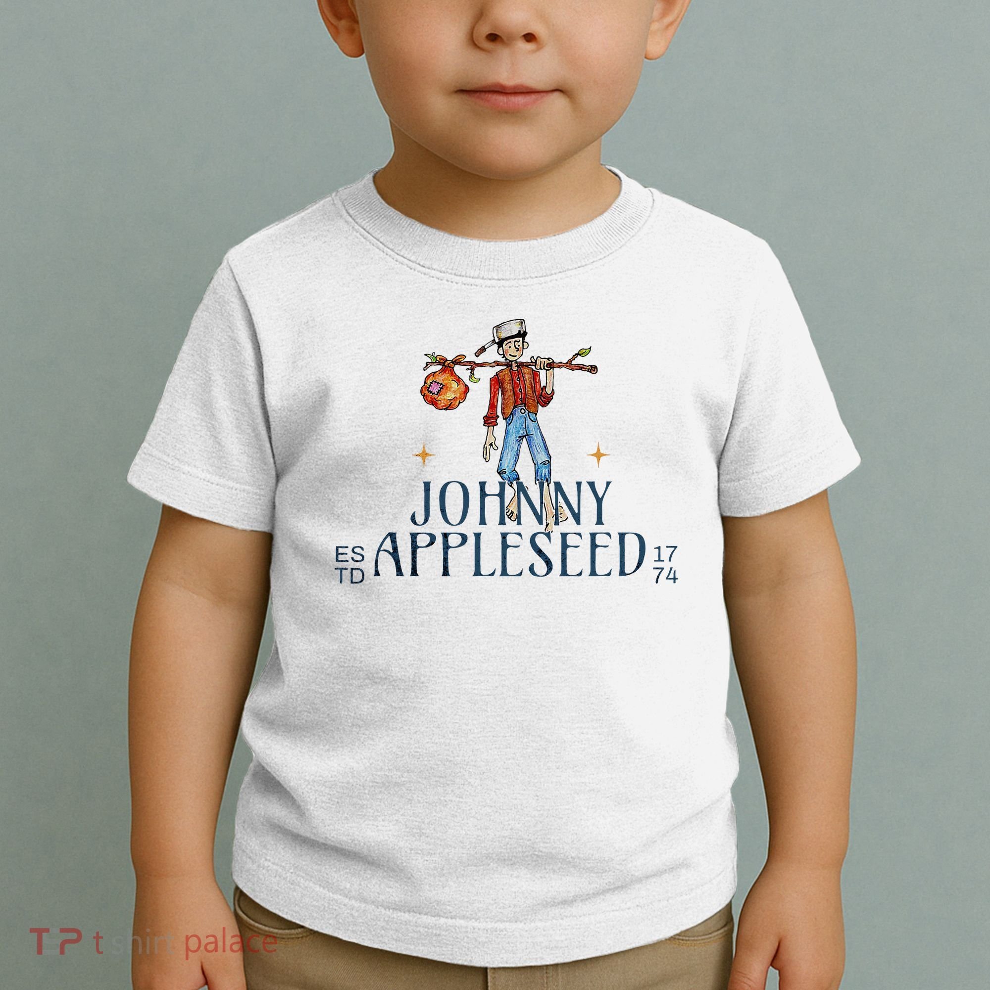 Johnny Appleseed Apple Day Sept 26 Orchard Nursery Toddler T-Shirt