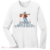 Johnny Appleseed Apple Day Sept 26 Orchard Nursery Women's Long Sleeve Shirt thumb 0
