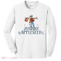 Johnny Appleseed Apple Day Sept 26 Orchard Nursery Kids Long Sleeve Shirt thumb 0