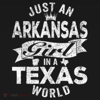 Just An Arkansas Girl In A Texas World Mousepad thumb 1