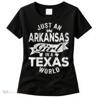 Just An Arkansas Girl In A Texas World Women's T-Shirt thumb 0
