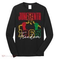 Juneteenth African American Freedom Black Pride Juneteenth Long Sleeve Shirt thumb 0
