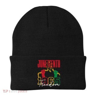 Juneteenth African American Freedom Black Pride Juneteenth Beanie