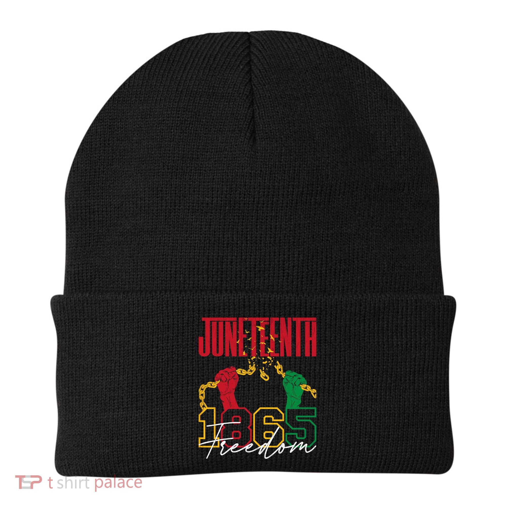 Juneteenth African American Freedom Black Pride Juneteenth Beanie