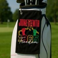 Juneteenth African American Freedom Black Pride Juneteenth Golf Towel thumb 2