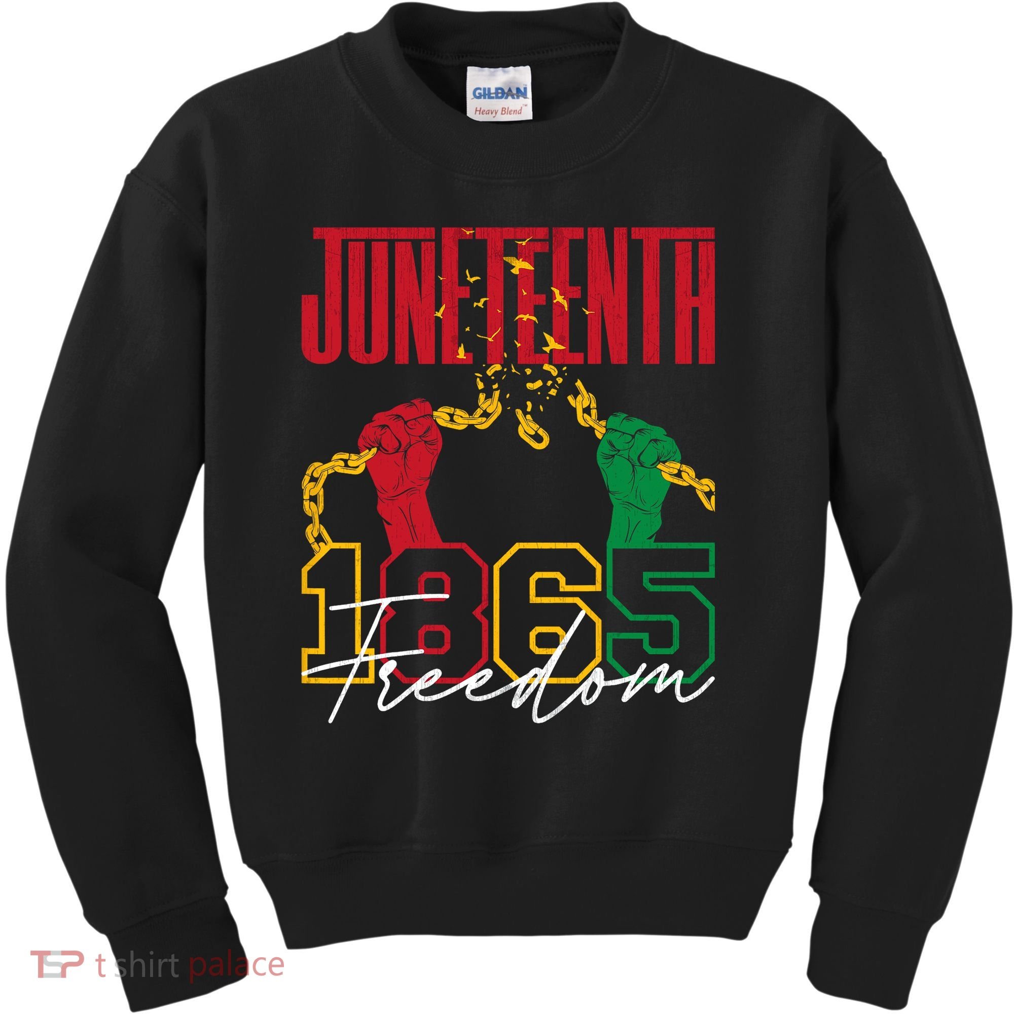 Juneteenth African American Freedom Black Pride Juneteenth Kids Sweatshirt