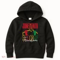 Juneteenth African American Freedom Black Pride Juneteenth Kids Hoodie thumb 0