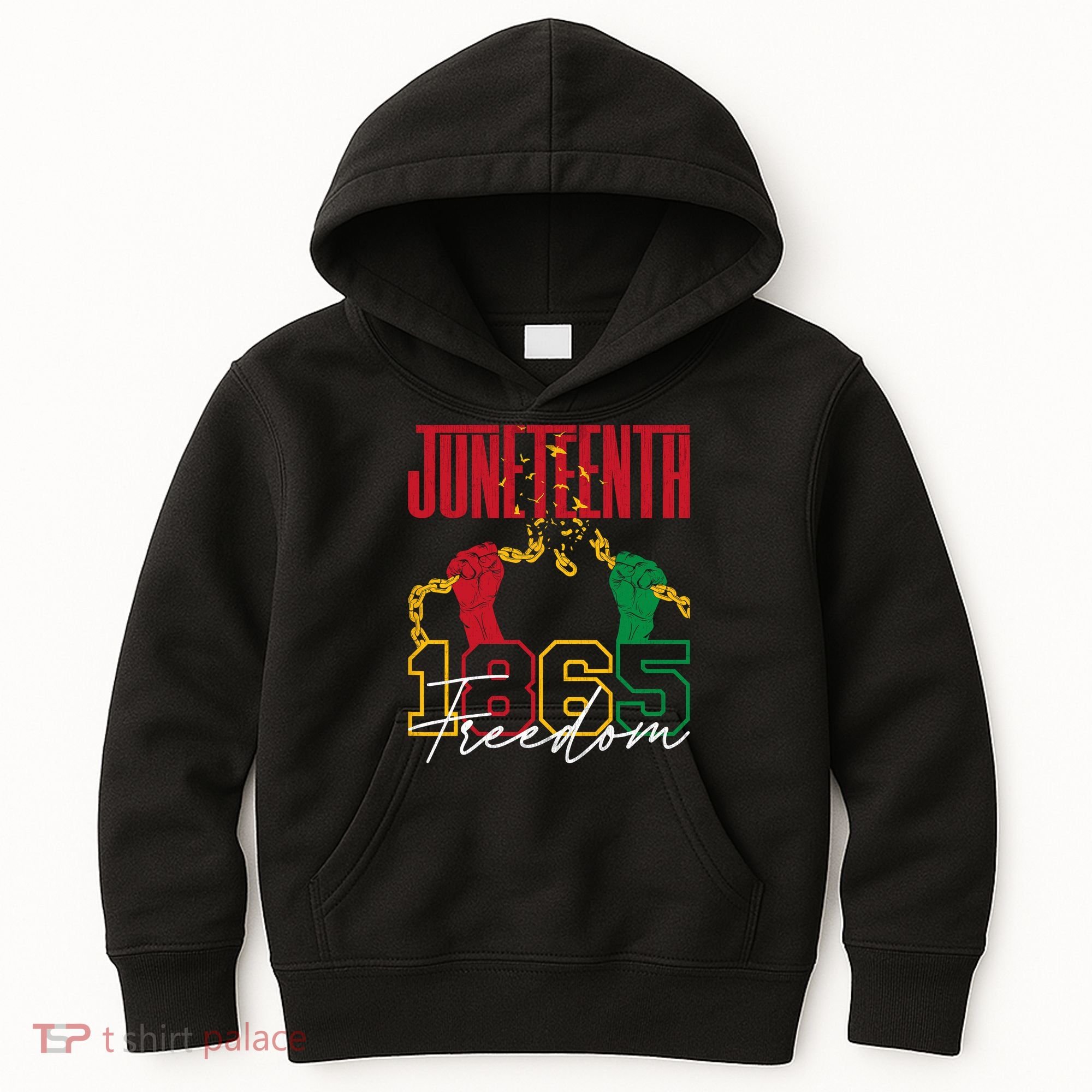 Juneteenth African American Freedom Black Pride Juneteenth Kids Hoodie