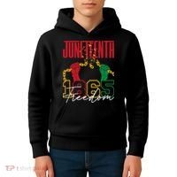 Juneteenth African American Freedom Black Pride Juneteenth Kids Hoodie thumb 4
