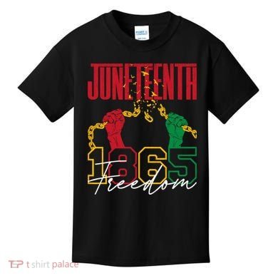 Juneteenth African American Freedom Black Pride Juneteenth Kids T-Shirt