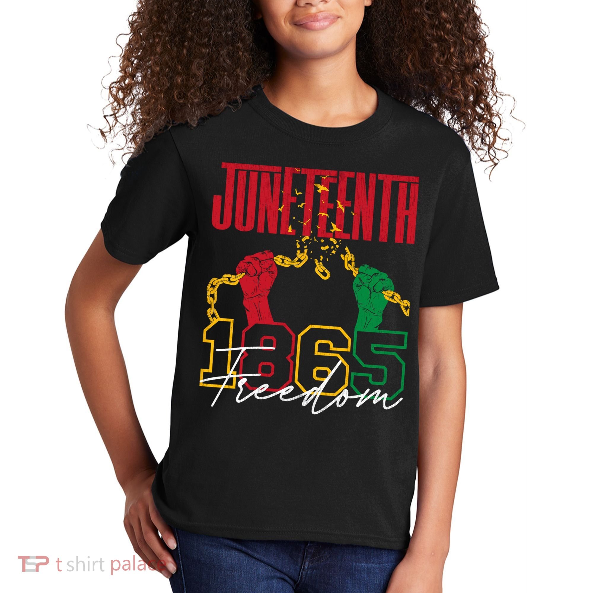 Juneteenth African American Freedom Black Pride Juneteenth Kids T-Shirt