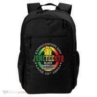 Junenth African American Freedom 1865 Black History Month Backpack thumb 0