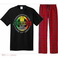 Junenth African American Freedom 1865 Black History Month Pajama Set thumb 0