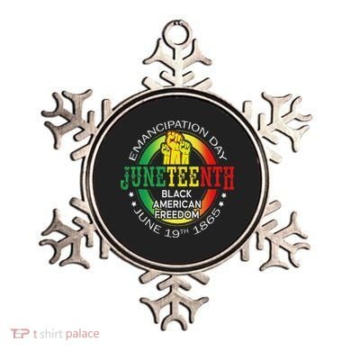 Junenth African American Freedom 1865 Black History Month Ornament