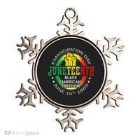 Junenth African American Freedom 1865 Black History Month Ornament thumb 0