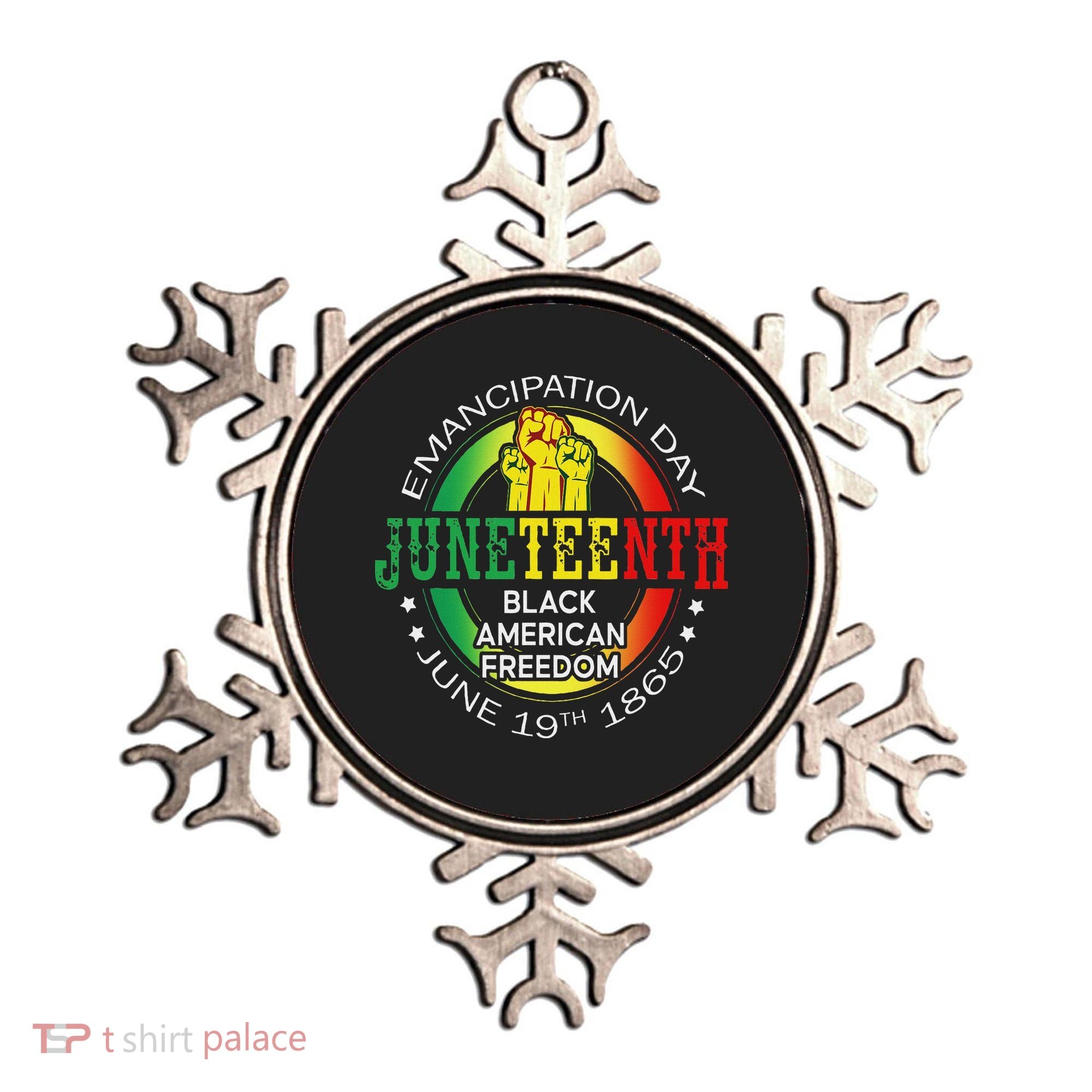Junenth African American Freedom 1865 Black History Month Ornament
