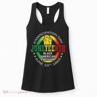 Junenth African American Freedom 1865 Black History Month Women's Tank Top thumb 0