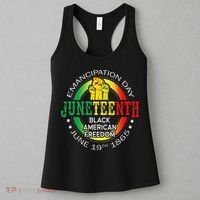Junenth African American Freedom 1865 Black History Month Women's Tank Top thumb 3