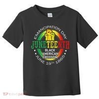 Junenth African American Freedom 1865 Black History Month Toddler T-Shirt thumb 0