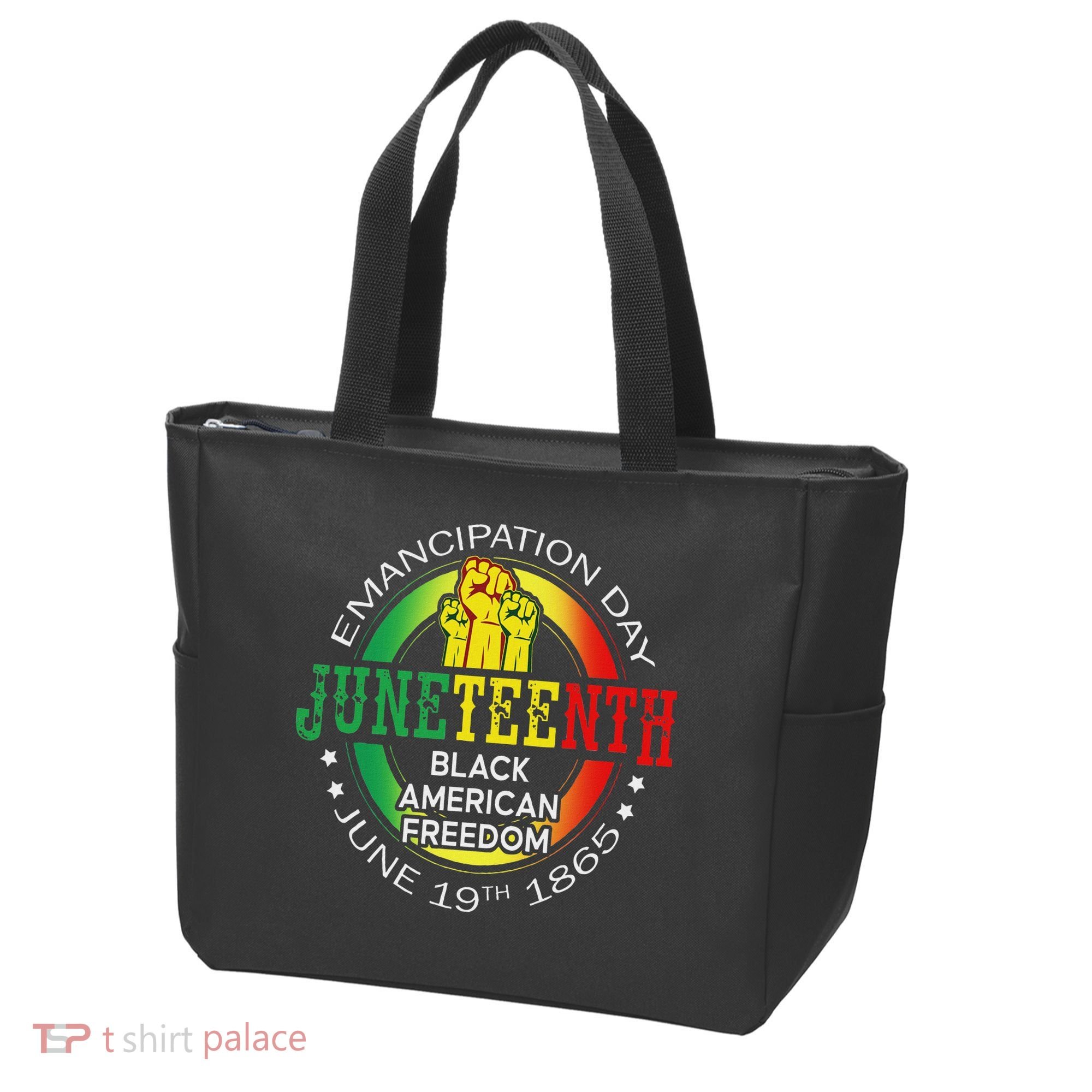 Junenth African American Freedom 1865 Black History Month Tote Bag
