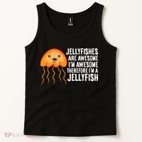 Jellyfishes Are Awesome I'm Awesome I'm a Jellyfish Tank Top thumb 2