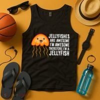 Jellyfishes Are Awesome I'm Awesome I'm a Jellyfish Tank Top thumb 4