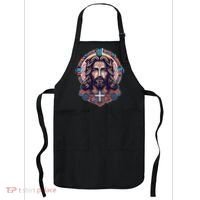 Jesus Abstract Art Apron thumb 0