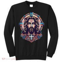Jesus Abstract Art Sweatshirt thumb 0