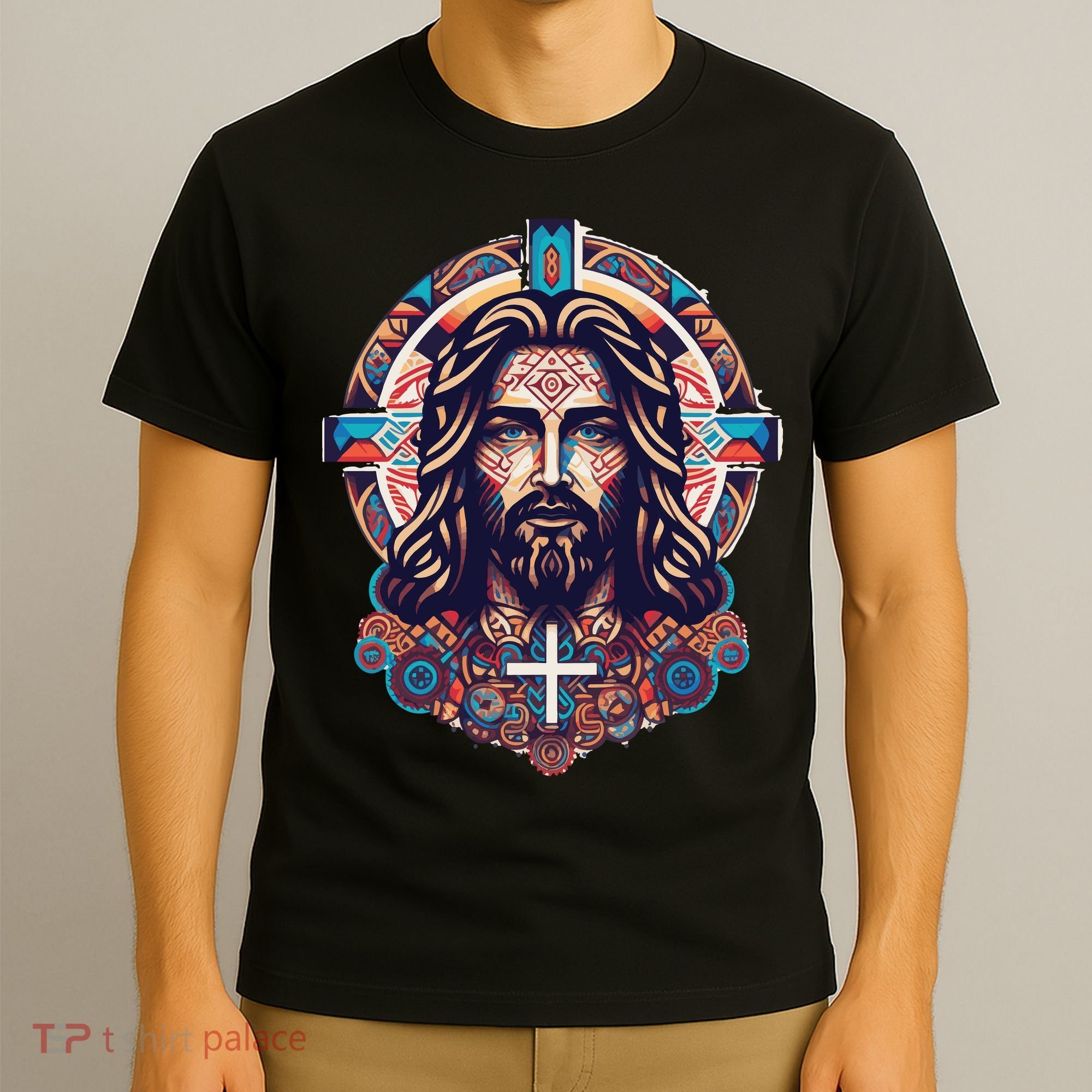 Jesus Abstract Art T-Shirt