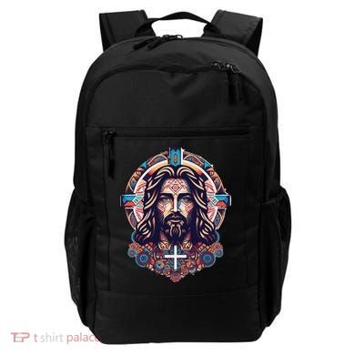 Jesus Abstract Art Backpack
