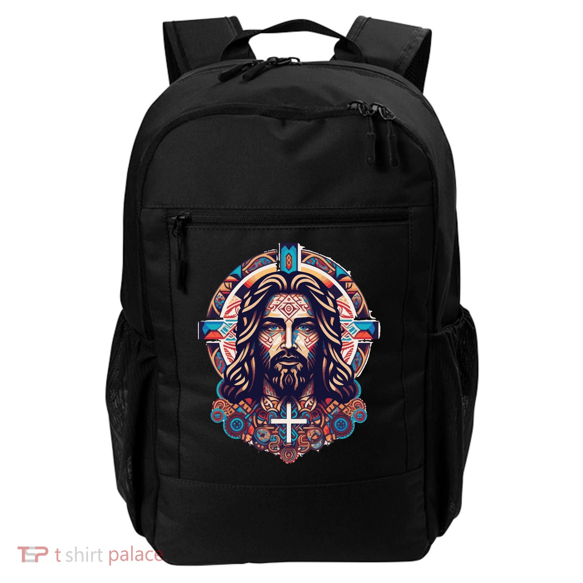 Jesus Abstract Art Backpack