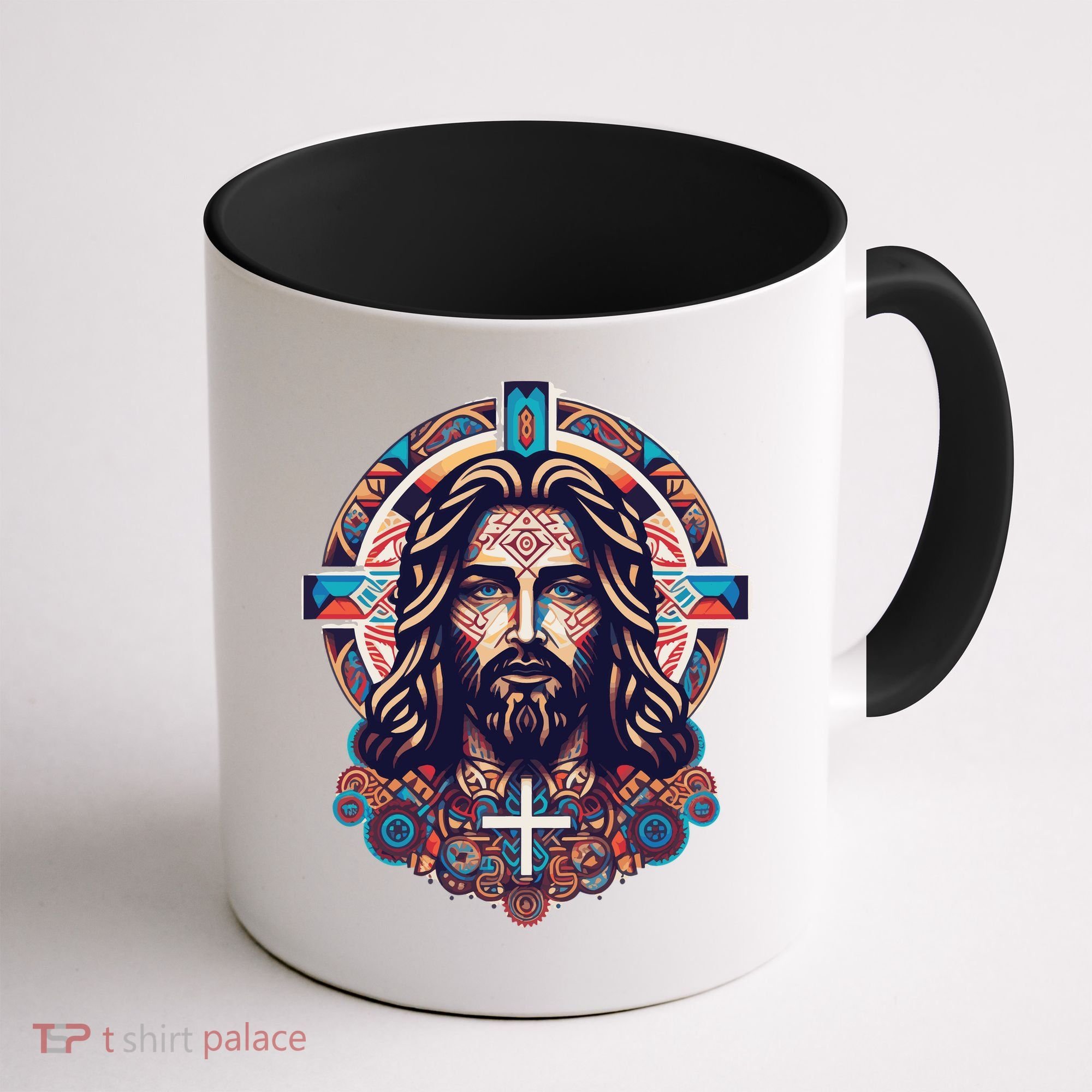 Jesus Abstract Art Coffee Mug