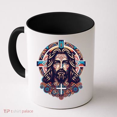 Jesus Abstract Art Coffee Mug