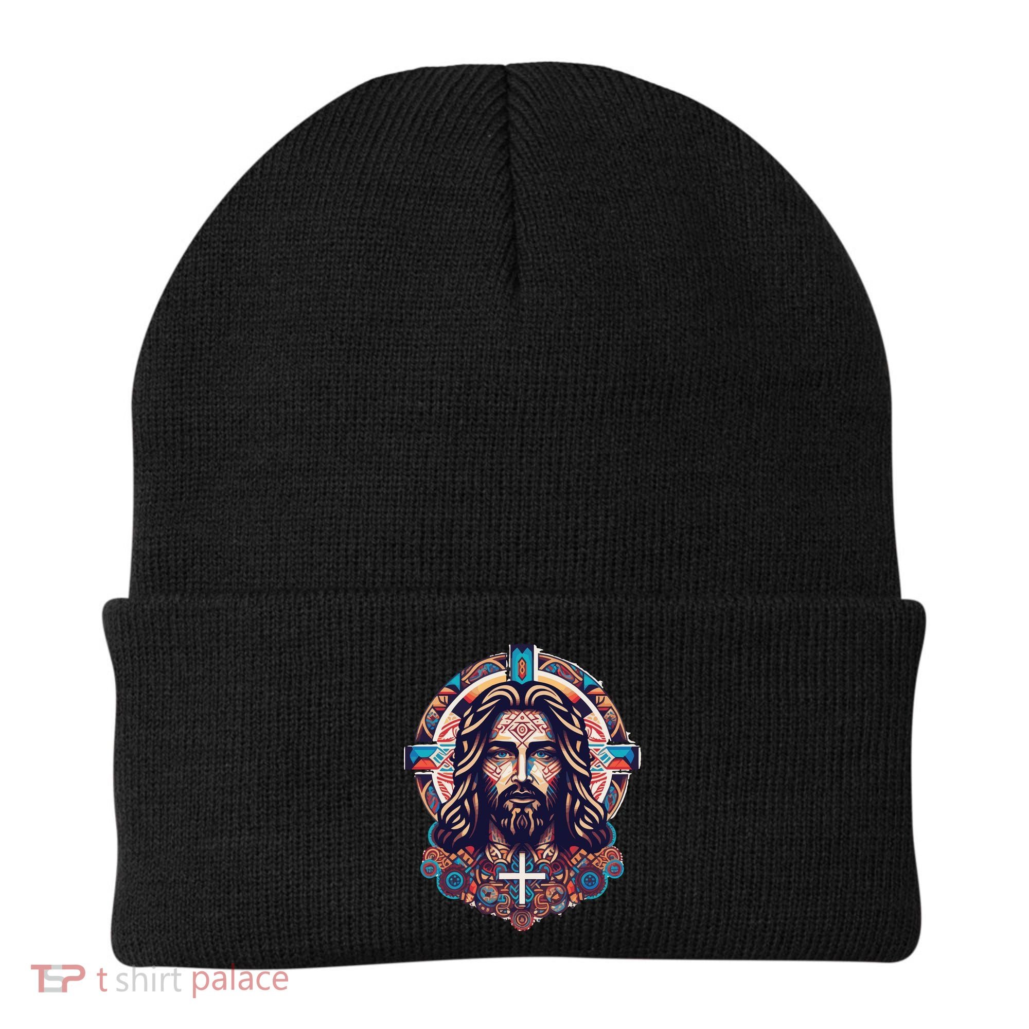 Jesus Abstract Art Beanie