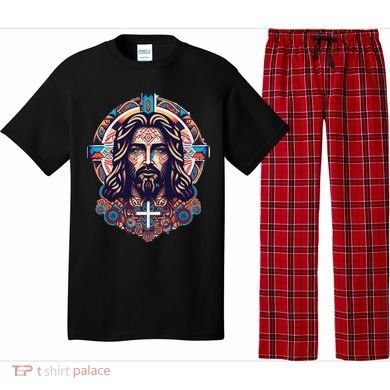 Jesus Abstract Art Pajama Set