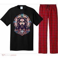 Jesus Abstract Art Pajama Set thumb 0