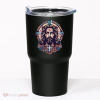 Jesus Abstract Art Tumbler thumb 0