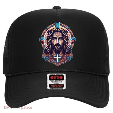 Jesus Abstract Art Hat