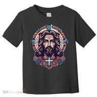 Jesus Abstract Art Toddler T-Shirt thumb 0