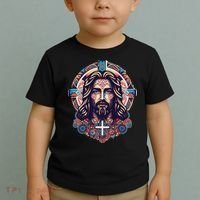 Jesus Abstract Art Toddler T-Shirt thumb 2