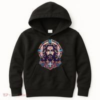 Jesus Abstract Art Kids Hoodie thumb 0