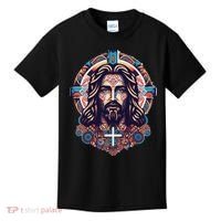 Jesus Abstract Art Kids T-Shirt thumb 0
