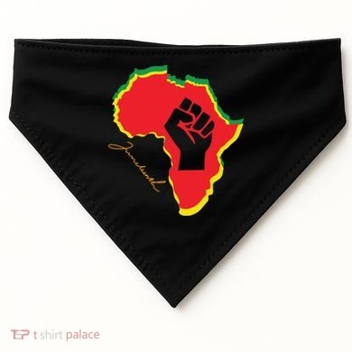Juneteenth African American Pride USA-Made Doggie Bandana